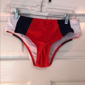Red, white, and blue bikini bottoms! BRAND NEW!